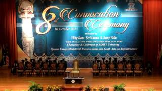 AIMST University  8th Convocation Ceremony 2015