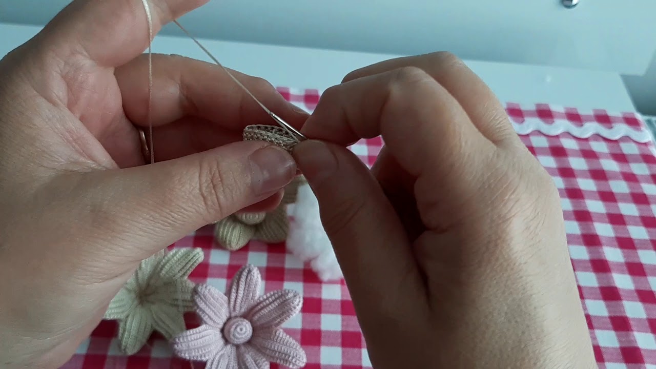 Sık iğne papatya çiçek tohumu yapılışı #dantelanglez #dantel #dantelçiçek #çiçek #crochet #sıkiğneçi