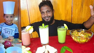 Fruit juice .  பழச்சாறு  செய்வது  எப்படி ?  ASMR Drinking , Mr.Travel Chef screenshot 2