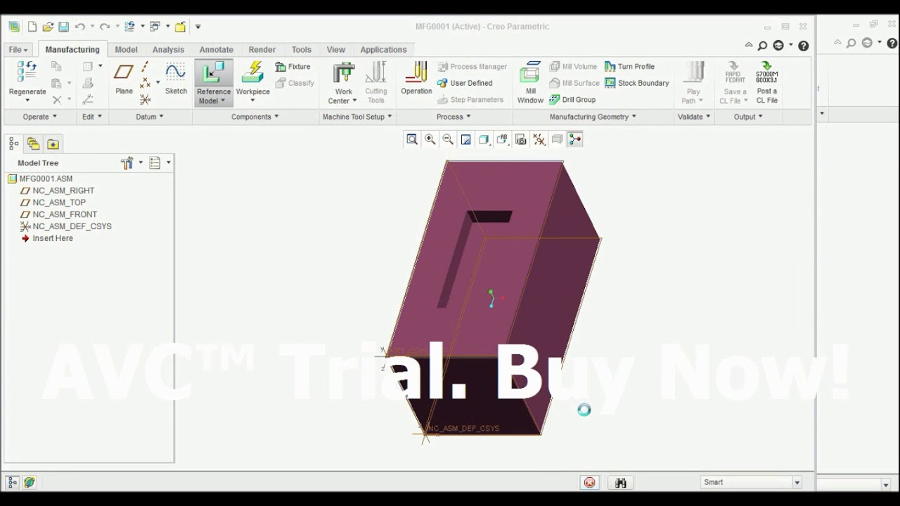face milling and pocketing cnc programming simulation YouTube
