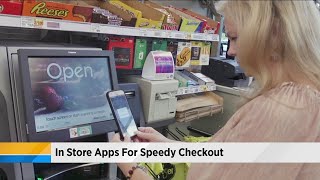 Skip the lines using in store apps for speedy checkout