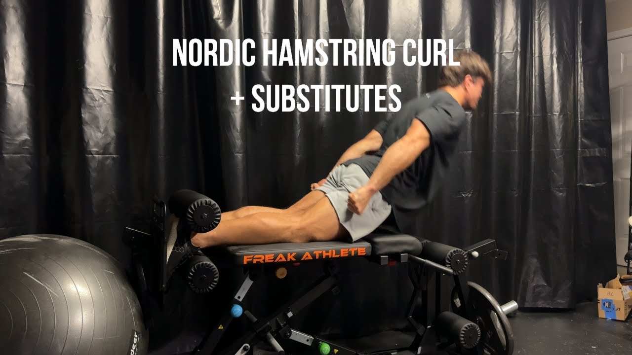 Nordic Hamstring Curl + Substitutes - YouTube
