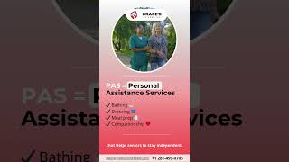 Difference between PAS &amp; RN Delegated Service? | Grace TLC Home Health #caregivers #ytshorts