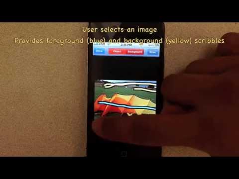 iCoseg: Interactive Co-segmentation on your iOS device