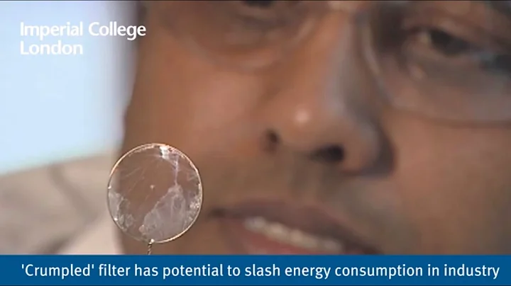 'Crumpled' filter has potential to slash energy consumption in industry - DayDayNews