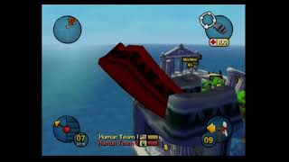 Atlantis Training Facility - Worms 3D Gameplay | Local Gameplay