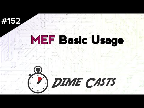 MEF Basic usage