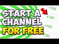 CAN YOU START A YOUTUBE CHANNEL FOR FREE? Equipment, editing software, audio, and more!