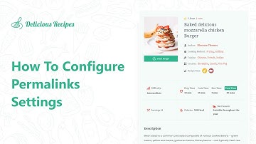 How To Configure Permalink Settings | Delicious Recipes Plugin