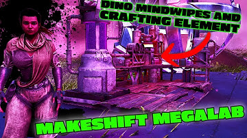 MAKESHIFT MEGALAB!!! MAKE ELEMENT and DINO MINDWIPES!!! Extinctions Newest Item!