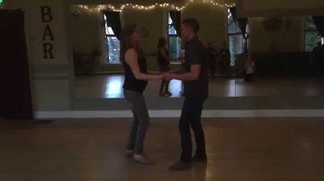 Beginner Swing Dance | Mop The Floor | Triple Step Footwork