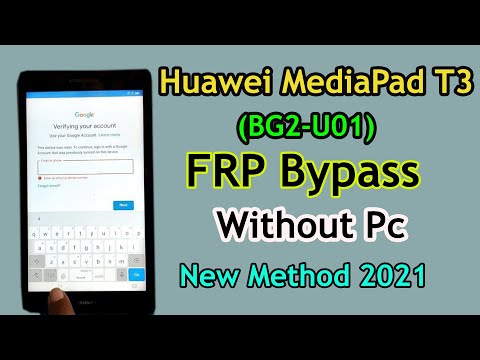 Huawei MediaPad T3 (BG2-U01) Разблокировка FRP | Удаление учетной записи Google Huawei BG2-U01 | Разблокировка FRP BG2-U01