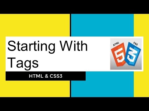 #4 Starting With Tags | Elements And Attributes | #HTMLCSS