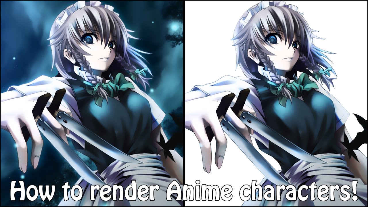 How to Render Anime characters 