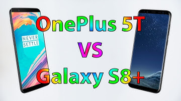 OnePlus 5T vs Samsung Galaxy S8+ speed test