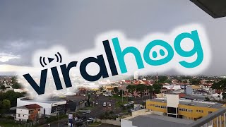 Lightning Strikes in Town || ViralHog