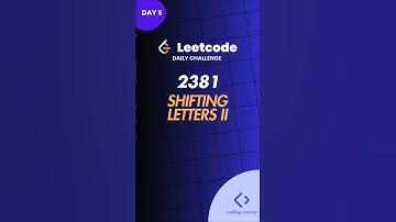 2381 | Shifting Letters 2 | Leetcode | daily challenge | 05 Jan 2025