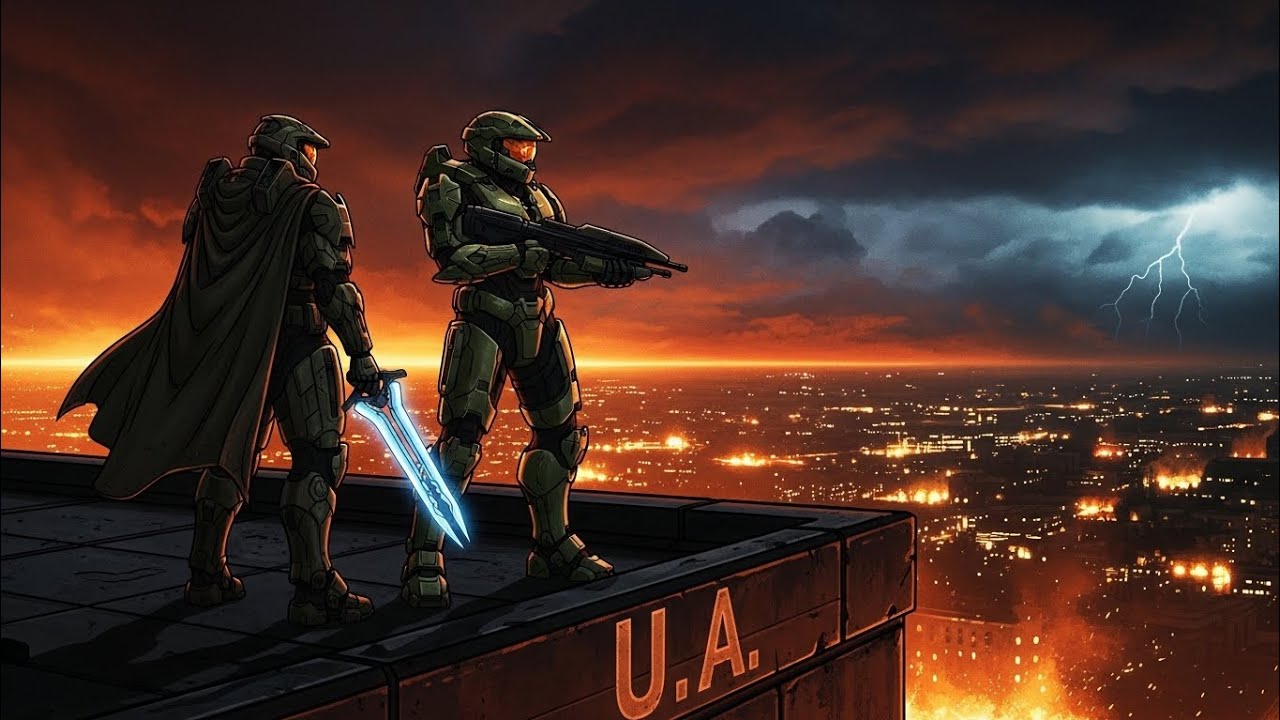 What If The Arbiter and Master Chief landed Into the My Hero Academia Universe 