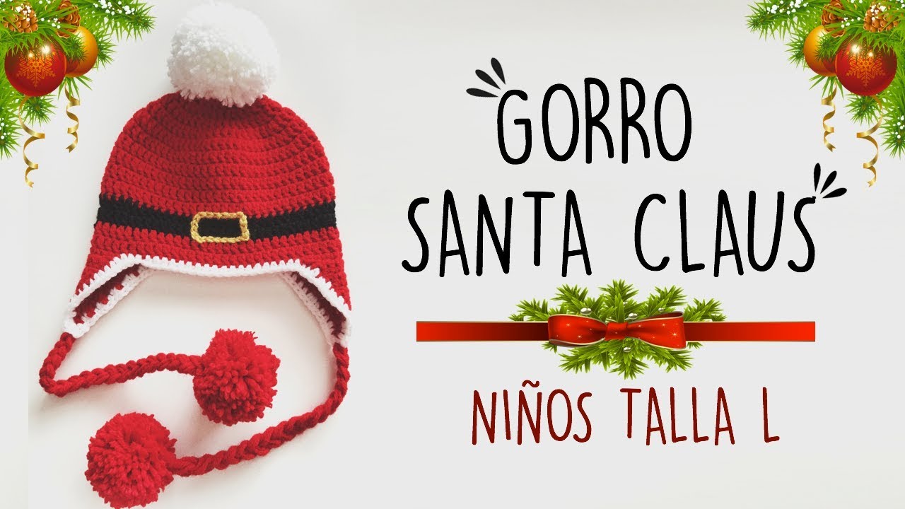GORRO DE PAPA NOEL | SANTA | VIEJITO PASCUERO  A CROCHET | Danii's Ways  ♡