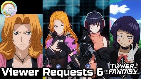 5 more Anime/Game Characters! - Tower of Fantasy Character Creator - My Presets & IDs Part 6