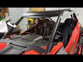 Polaris RZR Pro XP Glass Windshield & Aluminum Roof Installation