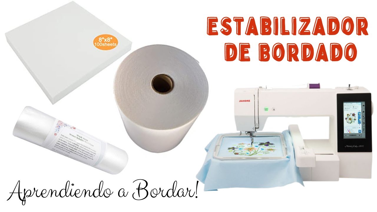 ESTABILIZADOR de BORDADO / Aprendiendo a Bordar