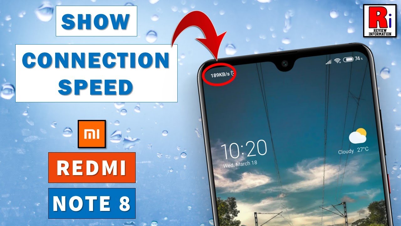 How To Show Internet Connection Speed On Xiaomi Redmi Note 8 YouTube How To Show Internet Connection Speed On Xiaomi Redmi Note 8 YouTube