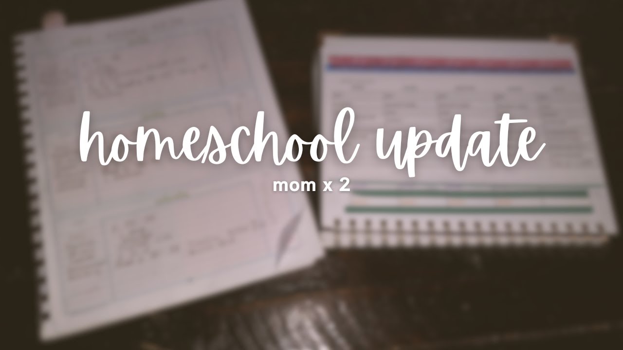 Homeschool Update | Homeschool Mom x 2 - YouTube
