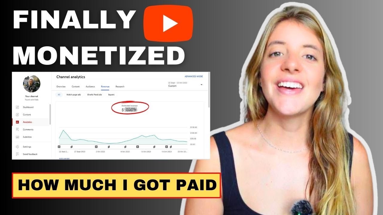 How much MONEY youtube paid me after I got MONETIZED as a SMALL channel ...