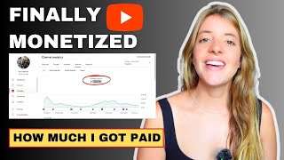 How much MONEY youtube paid me after I got MONETIZED as a SMALL channel | Full Journey & Analytics