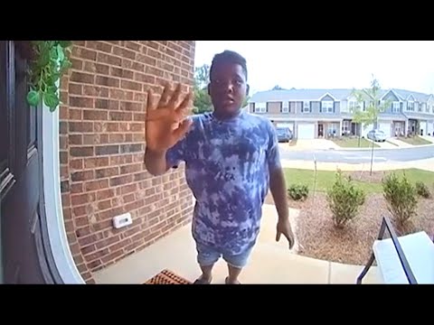 Kid Gets Caught Trying to Steal Packages