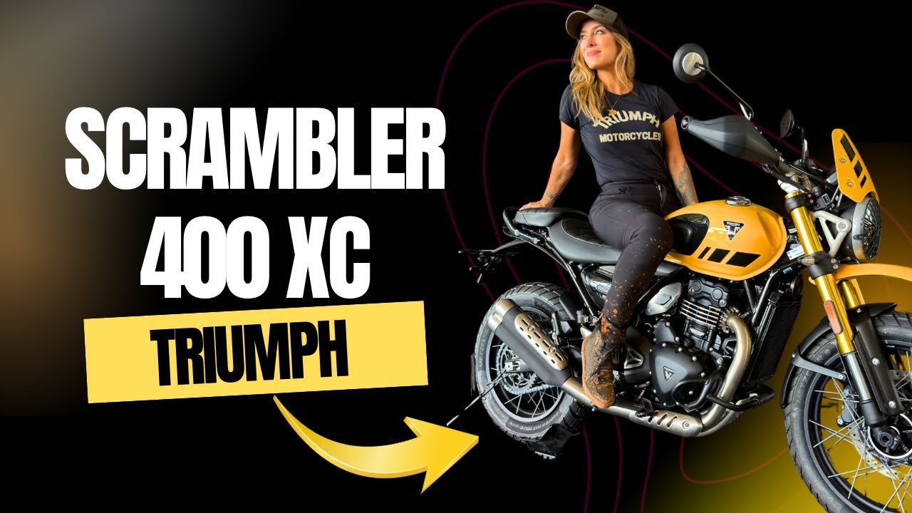 NOVIDADE DA TRIUMPH : NOVA SCRAMBLER 400XC - Mais preparada para o off road ! 