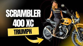 NOVIDADE DA TRIUMPH : NOVA SCRAMBLER 400XC - Mais preparada para o off road ! 