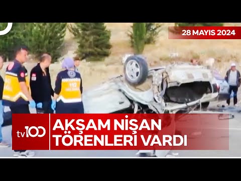 Gelin ve Damat Adayı Alışveriş Dönüşü Feci Kazada Öldü | TV100 Ana Haber