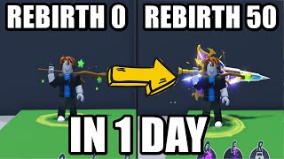 Noob To Pro In Sword Warriors | Reached Rebirth 50 In 1 Day screenshot 4