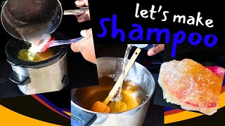 How to make shampoo | making shampoo w/ glycerin | DIY castor oil olive oil coconut oil castile soap