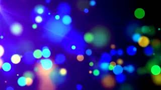 Multicolored Particles Blue Video Background - Разноцветные Частицы Синие Видеофон