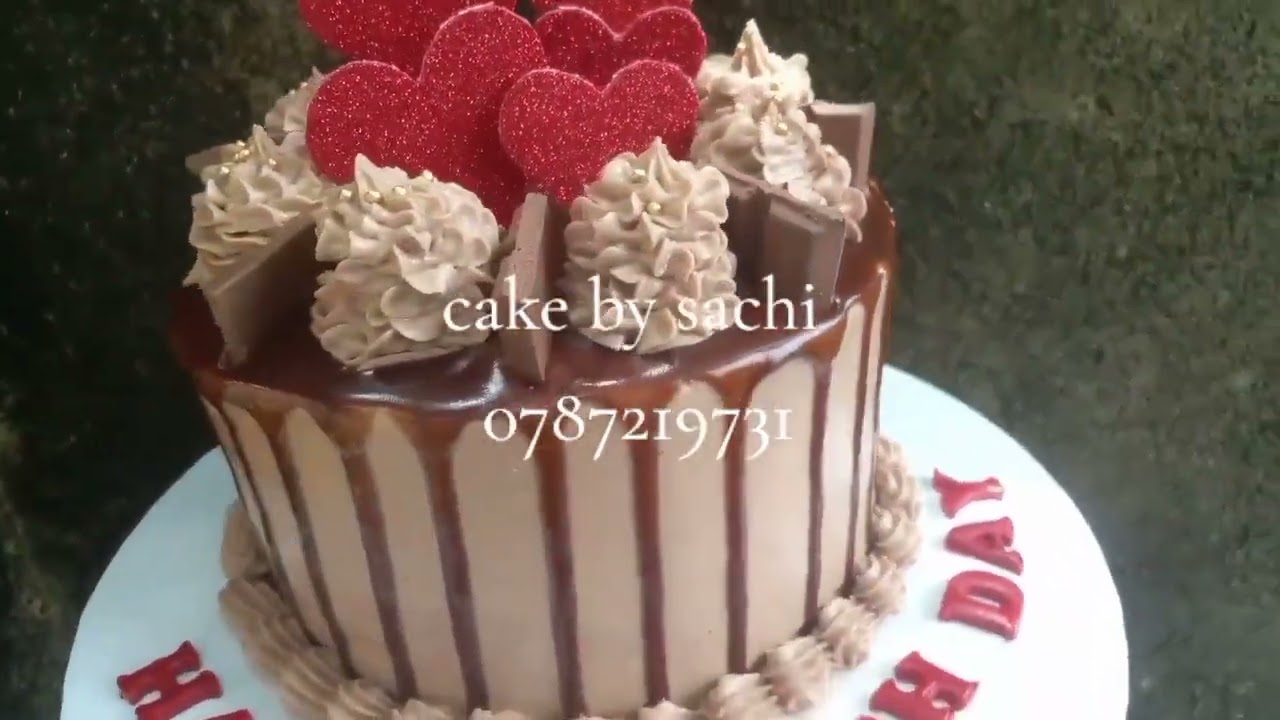 chocolate drip cake 
