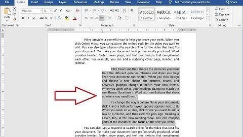 MS Word Easy Shortcut Key to Move Entire Text (Word 2003-2019)