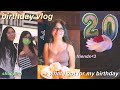 birthday vlog + what i got for my 20th birthday