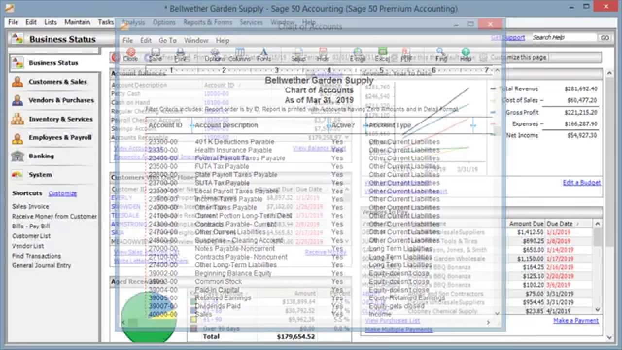 Chart Of Accounts In Peachtree