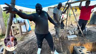 PASTOR DUDLEY WILLIAMS GRAVE DIGGING IN LITCHFIELD , TRELAWNY