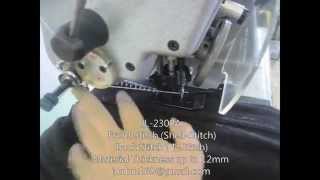 JL-2300A   T-Stitch / Shell-Stitch Blanket Sewing Machine JUNLUN TAIWAN YOKOMAK