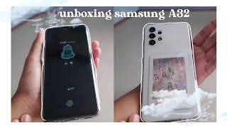 📦 unboxing SAMSUNG GALAXY A32 4G + set up| awesome white | philippines 2021