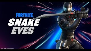 Fortnite Snake Eyes Gameplay!!