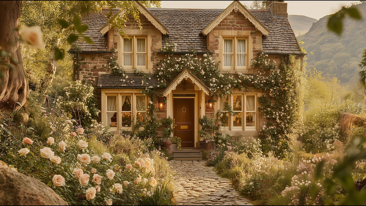 Cozy Vintage Style Spring Cottage | Relaxing Home Tour | Slow Living ...