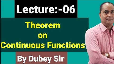 theorem on Continuous function #continuity #continuousfunction #csirnetmath #iitjam #dkmathtutorial
