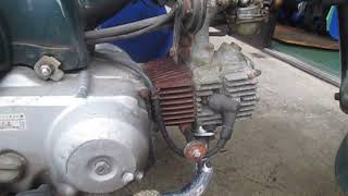 ホンダ スパーカブ C50E 1986年 12V CDI エンジン実働確認です。