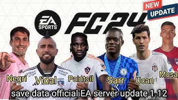 [PS4] FC 24 Save Data Official EA Server 6 March Update 1.12 PS4 Hen &  Switch CFW