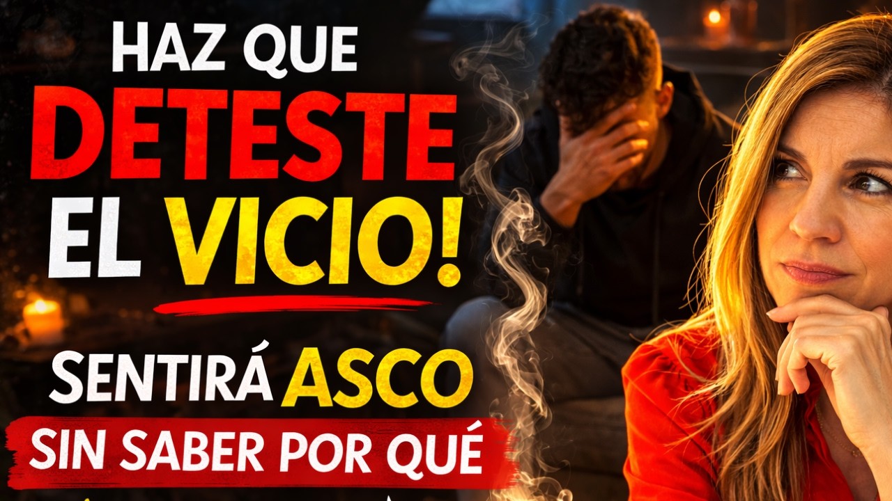 Haz que DETESTE el VICIO! Sentirá ASCO sin saber por qué (Ritual Ancestral) | Marian Rojas Estape